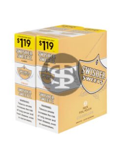 Swisher Sweets Cigarillos $1.19 Pre Priced 30 Packs of 2 Cigars Cream