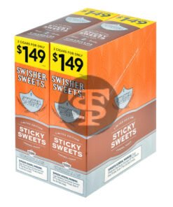 Swisher Sweets Cigarillos 1.49 Pre Priced 30 Packs of 2 Cigars Sticky Sweets