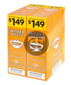 Swisher Sweets Cigarillos 1.49 Pre Priced 30 Pouches of 2 Mango