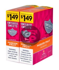 Swisher Sweets Cigarillos 1.49 Pre Priced 30 Pouches of 2 Passion Fruit