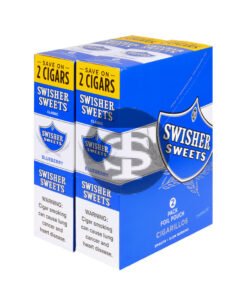 Swisher Sweets Cigarillos 30 Packs of 2 Cigars Blueberry