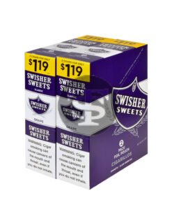 Swisher Sweets Cigarillos 30 Packs of 2 Cigars Grape, $1.19