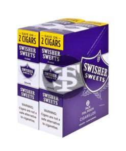 Swisher Sweets Cigarillos 30 Packs of 2 Cigars Grape