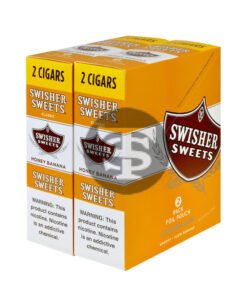 Swisher Sweets Cigarillos 30 Packs of 2 Cigars Honey Banana