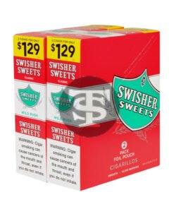 Swisher Sweets Cigarillos 30 Packs of 2 Cigars Wild Rush $1.29