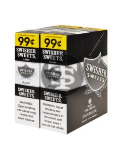 Swisher Sweets Cigarillos 99 Cent Pre Priced 30 Packs of 2 Cigars Black