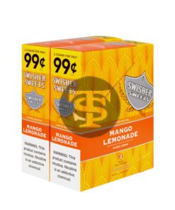 Swisher Sweets Cigarillos 99 Cent Pre Priced 30 Packs of 2 Cigars Mango Lemonade