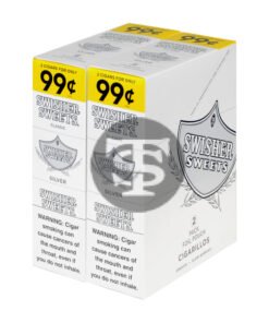 Swisher Sweets Cigarillos 99 Cent Pre Priced 30 Packs of 2 Cigars Silver