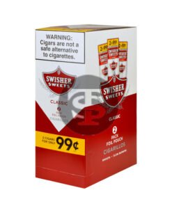 Swisher Sweets Cigarillos 99 Cent Pre Priced 70 Packs of 2 Cigars Regular