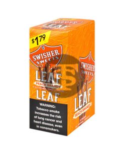 Swisher Sweets Leaf 3 for $1.79 Pack of 30 Peach Brandy