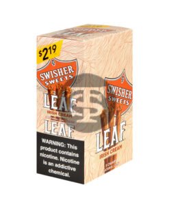 Swisher Sweets Leaf 3 for $2.19 Pack of 30 Irish Cream