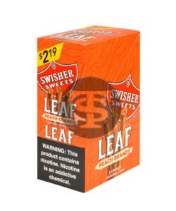 Swisher Sweets Leaf 3 for $2.19 Pack of 30 Peach Brandy