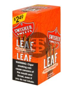 Swisher Sweets Leaf 3 for $2.49 Pack of 30 Peach Brandy