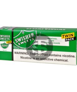 Swisher Sweets Little Cigars 100mm Twin Pack 5 Packs of 40 Menthol