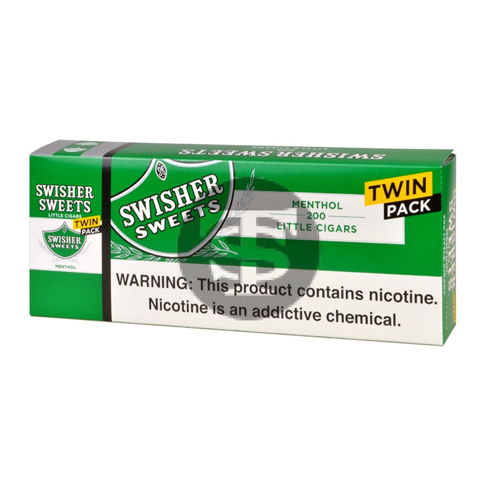 Swisher Sweets Little Cigars 100mm Twin Pack 5 Packs of 40 Menthol 1 swisher sweets little cigars 100mm twin pack 5 packs of 40 menthol 803