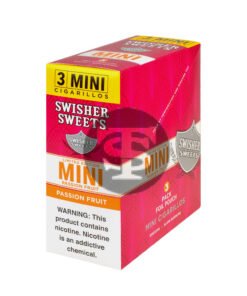 Swisher Sweets Mini Cigarillos 3 for 2 Passion Fruit 15 Pouches of 3