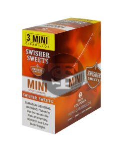 Swisher Sweets Mini Cigarillos 3 for 2 Sticky Sweets 15 Pouches of 3
