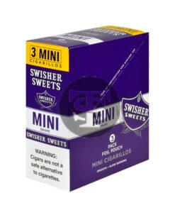 Swisher Sweets Mini Cigarillos Grape 15 Pouches of 3