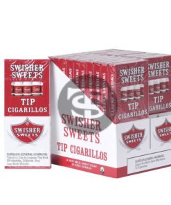 Swisher Sweets TIP Cigarillos 20 Packs of 5 Cigars Regular
