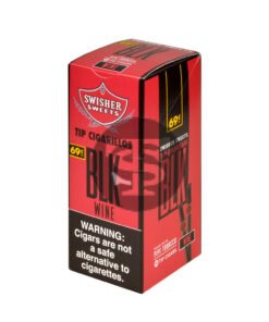 Swisher Sweets Tip Cigarillos BLK Pre Priced 69c Pack of 30 Cigars Wine