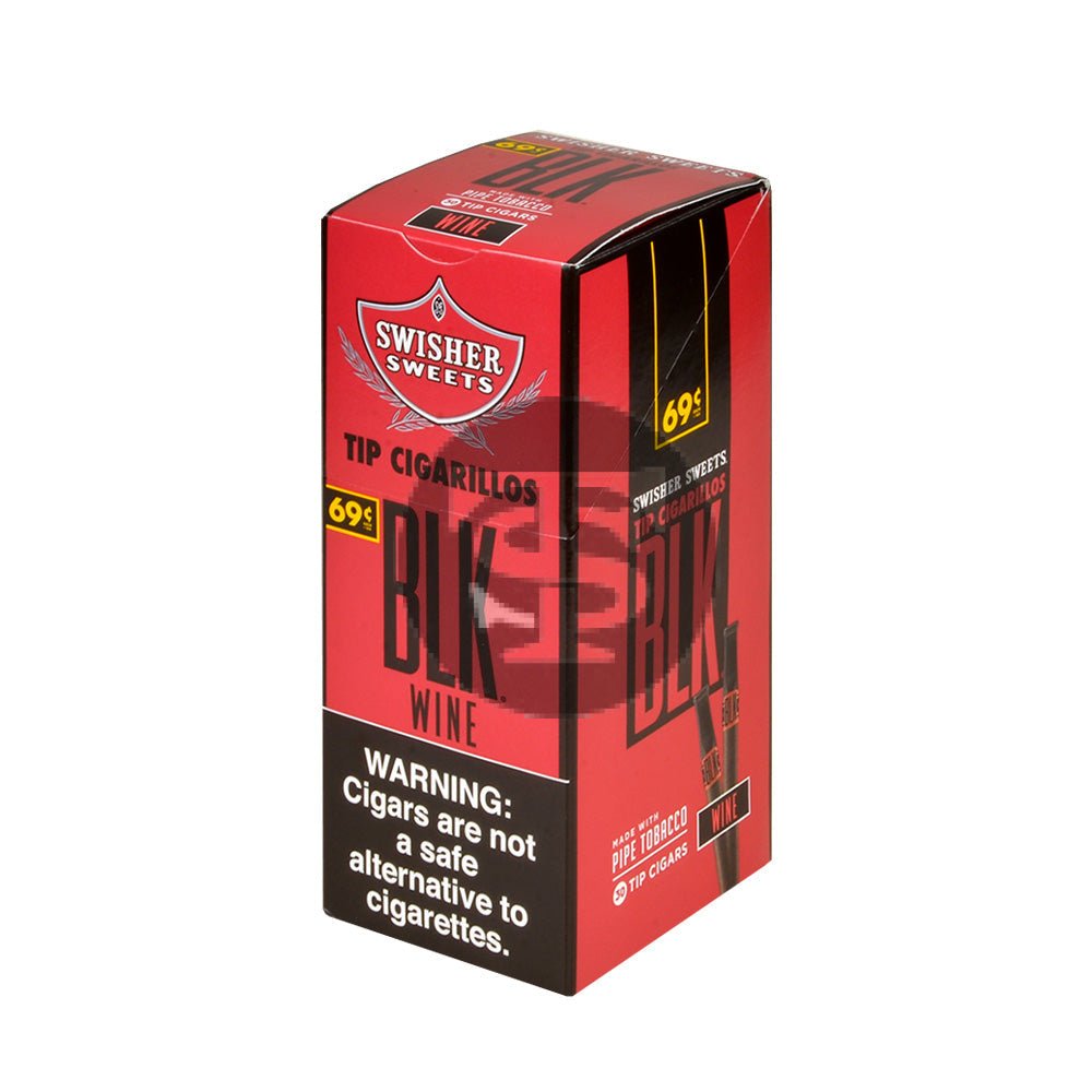 Swisher Sweets Tip BLK Wine Cigarillos – Pack of 30 1 Swisher Sweets Tip BLK Wine Cigarillos – Pack of 30