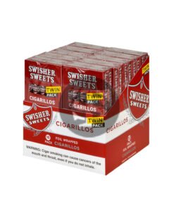 Swisher Sweets Twin Cigarillos 10 Packs of 10 Cigars, 100ct Regular
