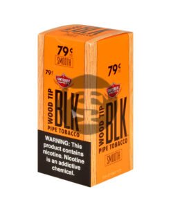 Swisher Sweets Wood Tip BLK, Pre-priced 79c box of 25 Cigars Smooth