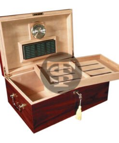 The Monte Carlo Cherry Cigar Humidor Holds 120 Cigars
