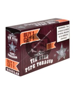 Tin Star Pipe Tobacco B1G1 6 Pouches of 0.7oz Regular