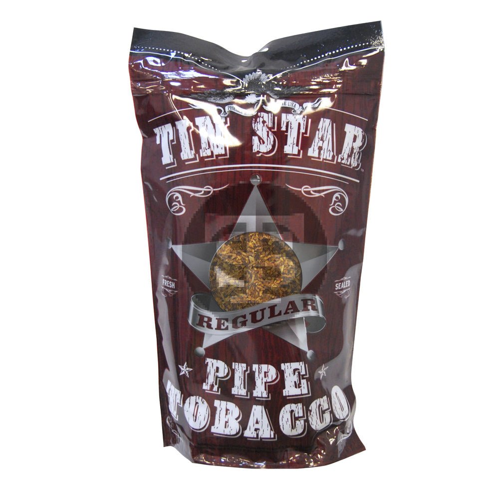 Tin Star Regular Pipe Tobacco 8 oz. Bag 1 tin star regular pipe tobacco 8 oz bag 440