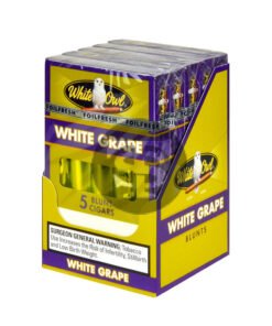 White Owl Blunts 5 Packs of 5 White Grape