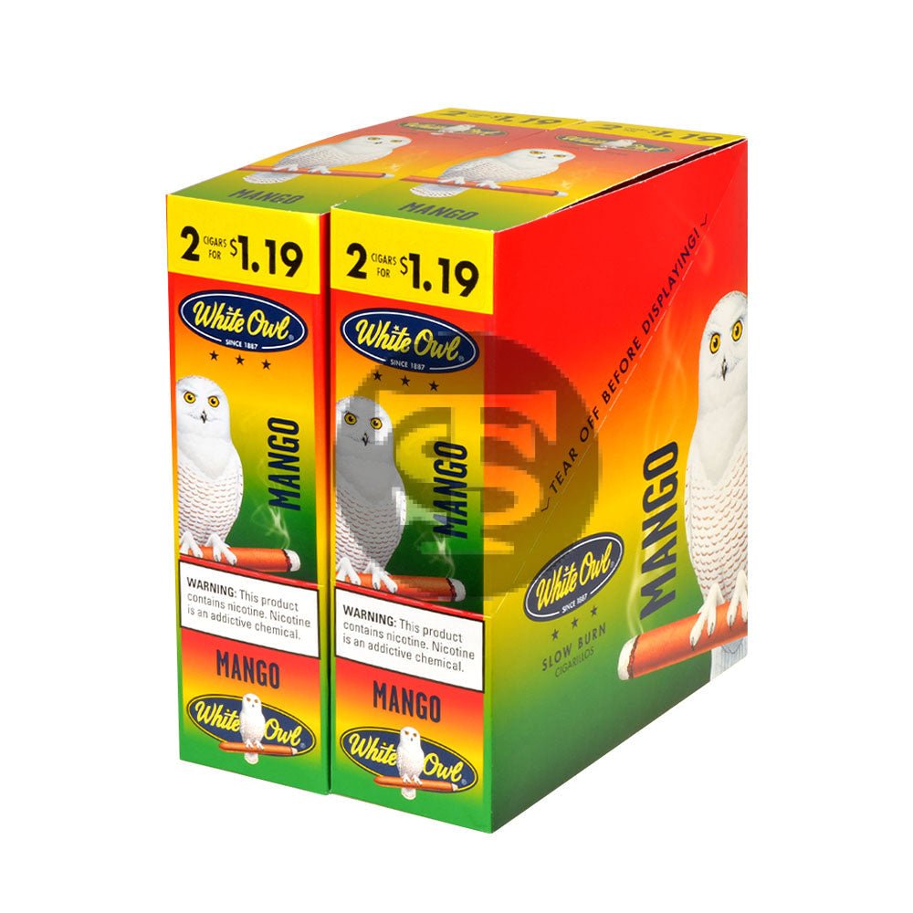 White Owl Cigarillos $1.19 Pre Priced 30 Packs of 2 Cigars Mango 1 white owl cigarillos 1 19 pre priced 30 packs of 2 cigars mango 502