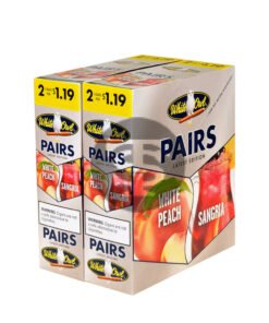 White Owl Cigarillos $1.19 Pre Priced 30 Packs of 2 Cigars White Peach & Sangria