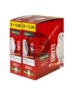 White Owl Cigarillos $1.19 Pre Priced 30 Packs of 2 Cigars Sweets