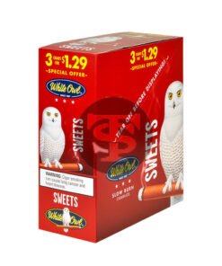 White Owl Cigarillos 1.29 Pre Priced 15 Packs of 3 Cigars Sweets