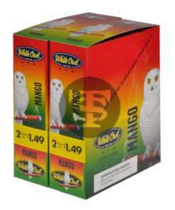 White Owl Cigarillos 1.49 Pre Priced 30 Packs of 2 Cigars Mango