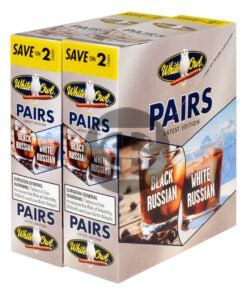 White Owl Cigarillos 30 Packs of 2 Cigars Black Russian/White Russian