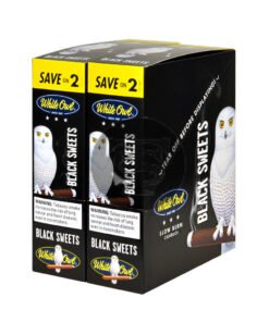 White Owl Cigarillos 30 Packs of 2 Cigars Black Sweets