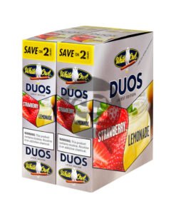 White Owl Cigarillos 30 Packs of 2 Cigars Duos Strawberry Lemonade