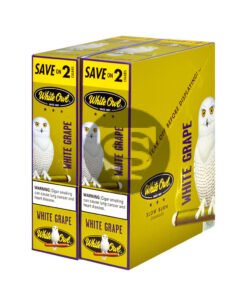 White Owl Cigarillos 30 Packs of 2 Cigars White Grape
