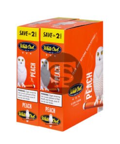 White Owl Cigarillos 30 Packs of 2 Cigars Peach
