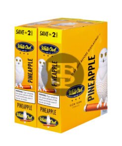 White Owl Cigarillos 30 Packs of 2 Cigars Pineapple