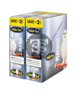 White Owl Cigarillos 30 Packs of 2 Cigars Platinum