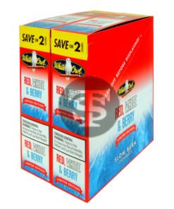 White Owl Cigarillos 30 Packs of 2 Cigars Red, White & Berry