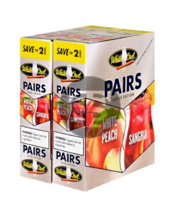 White Owl Cigarillos 30 Packs of 2 Cigars Sangria & White Peach