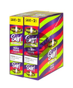 White Owl Cigarillos 30 Packs of 2 Cigars Swirl (Triple Grape)