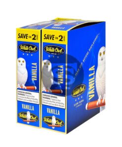 White Owl Cigarillos 30 Packs of 2 Cigars Vanilla
