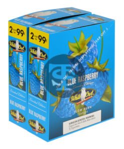 White Owl Cigarillos 99 Cent Pre Priced 30 Packs of 2 Cigars Blue Raspberry