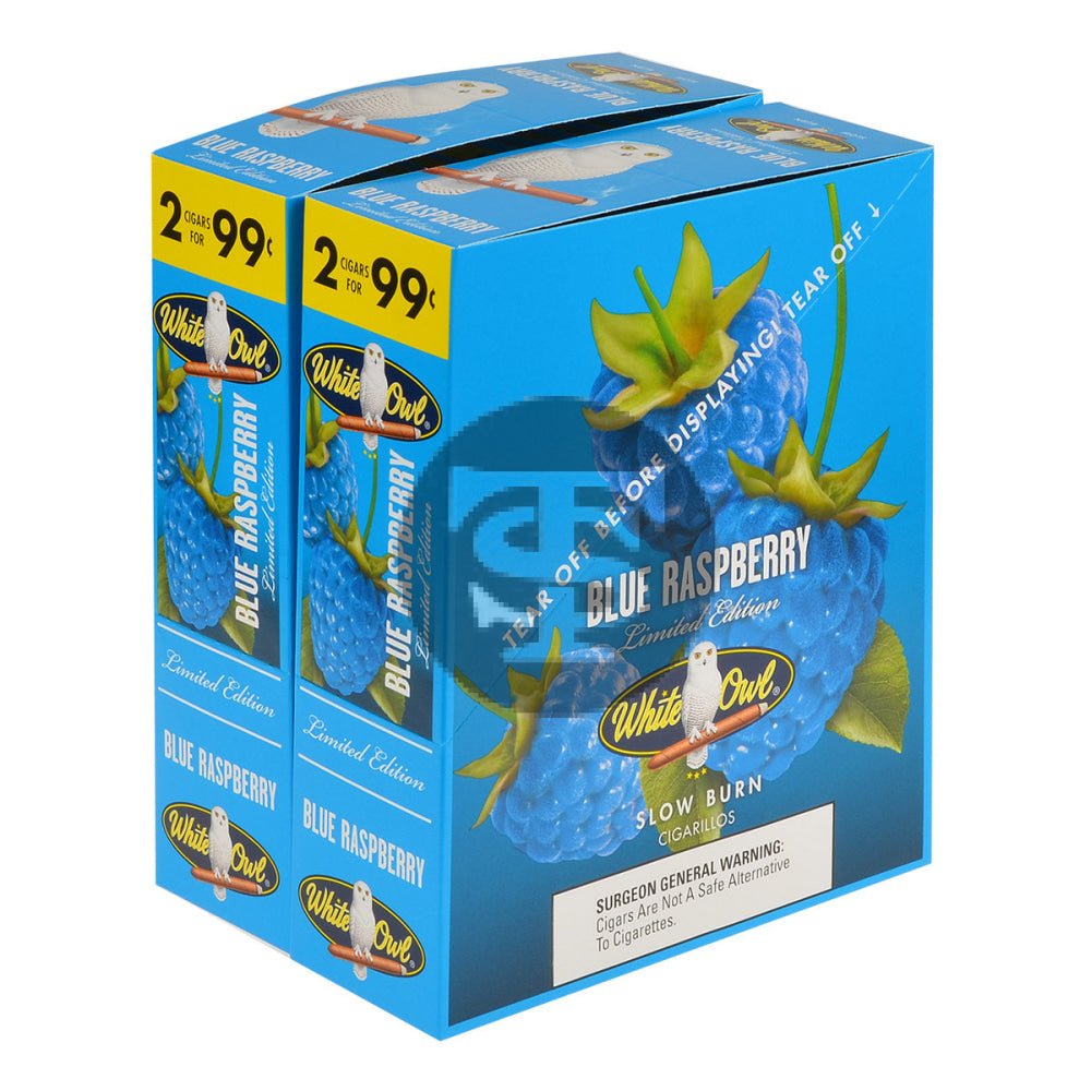White Owl Cigarillos 99 Cent Pre Priced 30 Packs of 2 Cigars Blue Raspberry 1 white owl cigarillos 99 cent pre priced 30 packs of 2 cigars blue raspberry 868