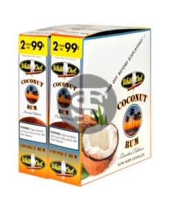 White Owl Cigarillos 99 Cent Pre Priced 30 Packs of 2 Cigars Coconut Rum